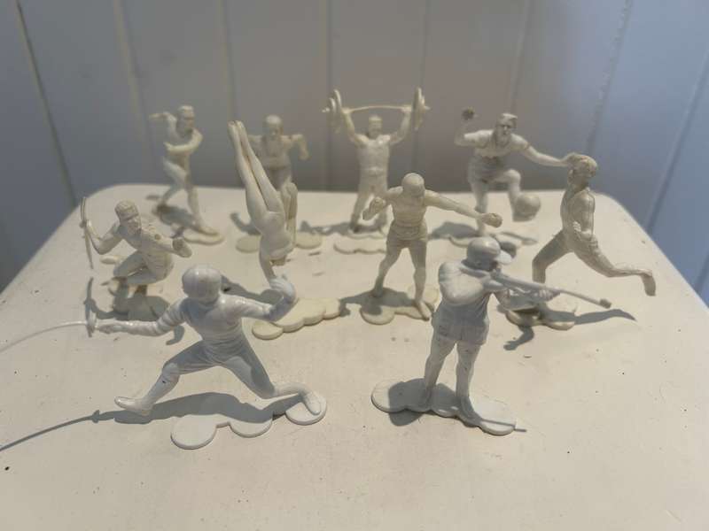 A complete set of 10 of the the Pepsi Cola South African TOKYO 1964 OLYMPICS Sports figure set
