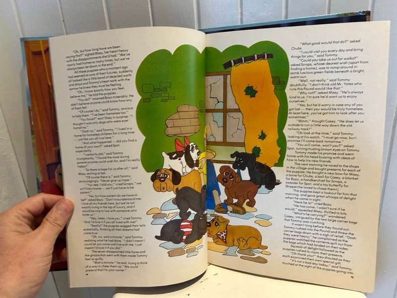An original 1980s POUND PUPPIES Hard cover ANNUAL 1980s