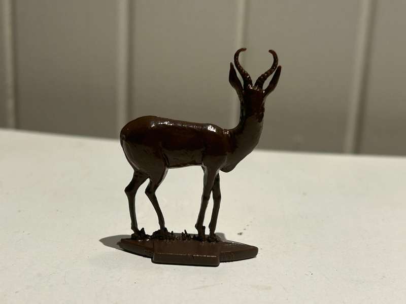 A vintage 1960s Genuine South African SPRINGBOK SPRINGBUCK figure