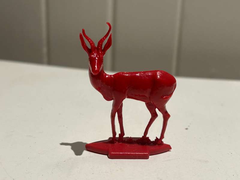 A vintage 1960s Genuine South African SPRINGBOK SPRINGBUCK figure