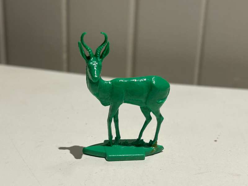 A vintage 1960s Genuine South African SPRINGBOK SPRINGBUCK figure