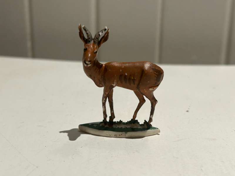 vintage 1960s Genuine South African COKE COCA COLA WILD LIFE series SPRINGBOK SPRINGBUCK figure