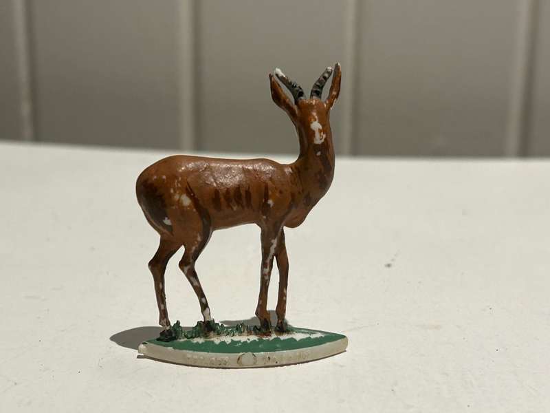 vintage 1960s Genuine South African COKE COCA COLA WILD LIFE series SPRINGBOK SPRINGBUCK figure