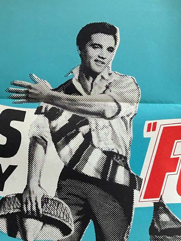 100% Original 1960s Elvis Presley FUN IN ACAPULCO Movie Poster - South African print