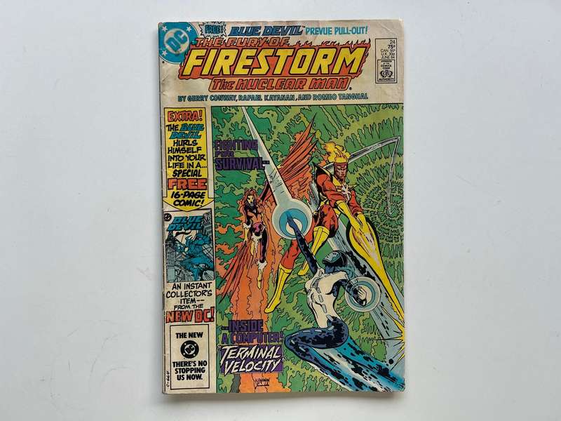 1st Appearance of the BLUE DEVIL in Firestorm Vol 2 No 24 June 1984