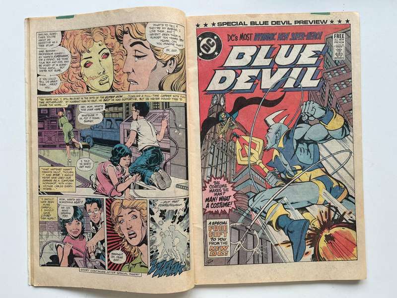 DC comics 1st appearance of all BLUE DEVIL lot of 12 comics!