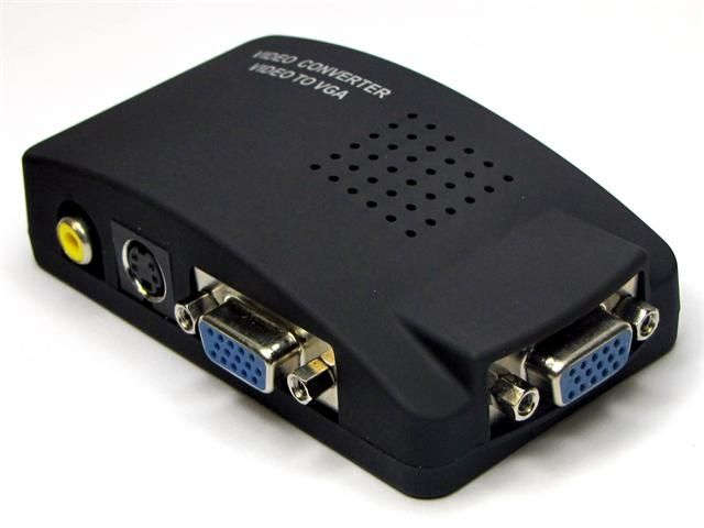 VGA/S-Video/Composite RCA to VGA Converter - Open Box