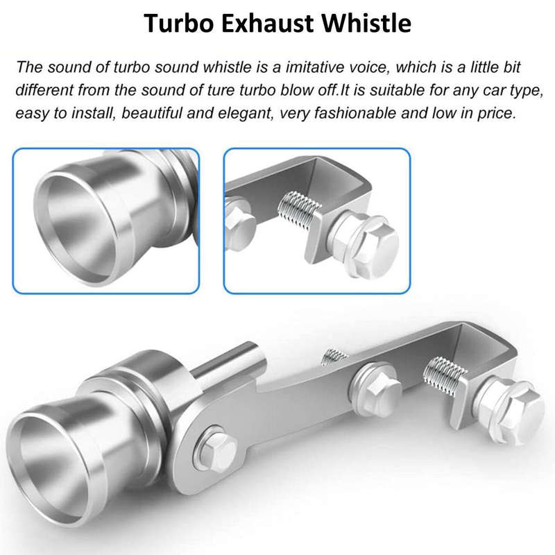 Turbo Sound Whistle Universal Exhaust Tail Pipe Whistle - Medium