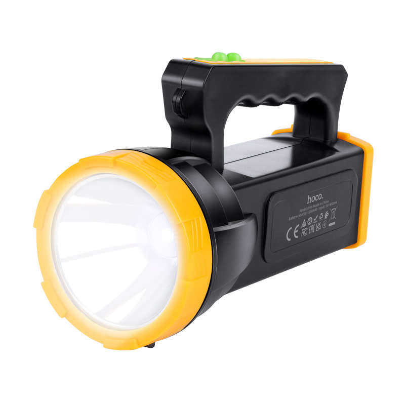Hoco. Long Range White Light Rechargeable Portable Camping Torch | D146 - Unboxed