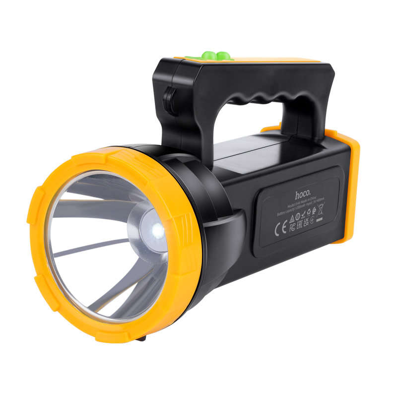 Hoco. Long Range White Light Rechargeable Portable Camping Torch | D146 - Unboxed