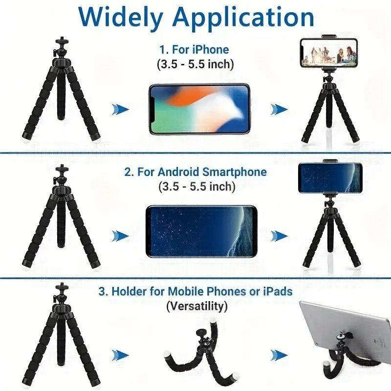 Spider Flexible Camera Tripod - Black - Unboxed