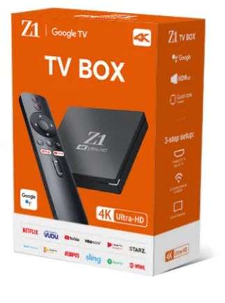 Latest Gen Android 11 Z1 with 4GB Ram TV Box & ATV OS, S905W2 Cpu Dual Band WiFi, BT5.2