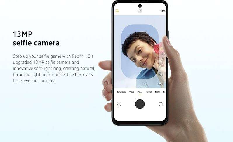 Xiaomi Redmi Note 13 White Global Version Android 14 8GB Ram 128GB Rom