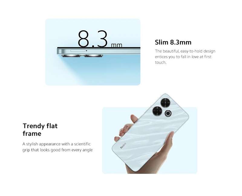 Xiaomi Redmi Note 13 White Global Version Android 14 8GB Ram 128GB Rom