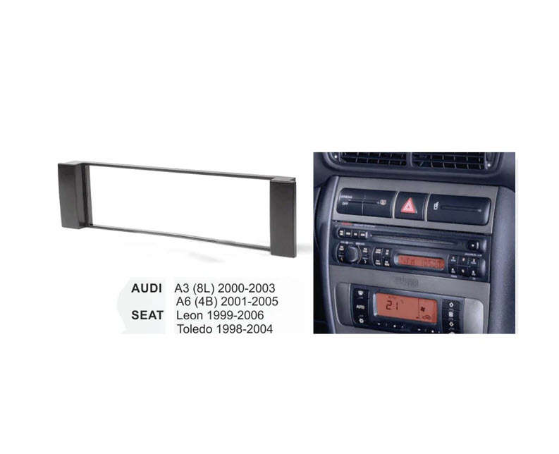 2000 to 2006 Audi/Seat Single Din Trimplate