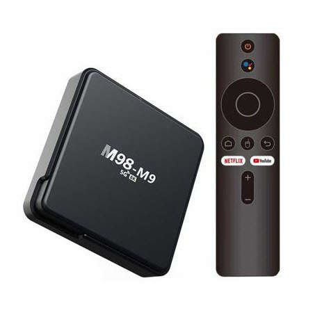 M98-M9 Smart TV Box. Google AI Assistant, 16GB Storage, 2GB DDR3 Ram