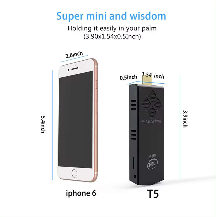 New Mini PC Stick Pocket PC Intel Atom Z8350 & Windows 10 Pro 2GB RAM 32GB ROM