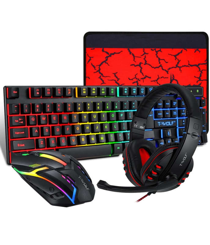 4 in 1 Keybord, Mouse, Headphones Gaming Kit
