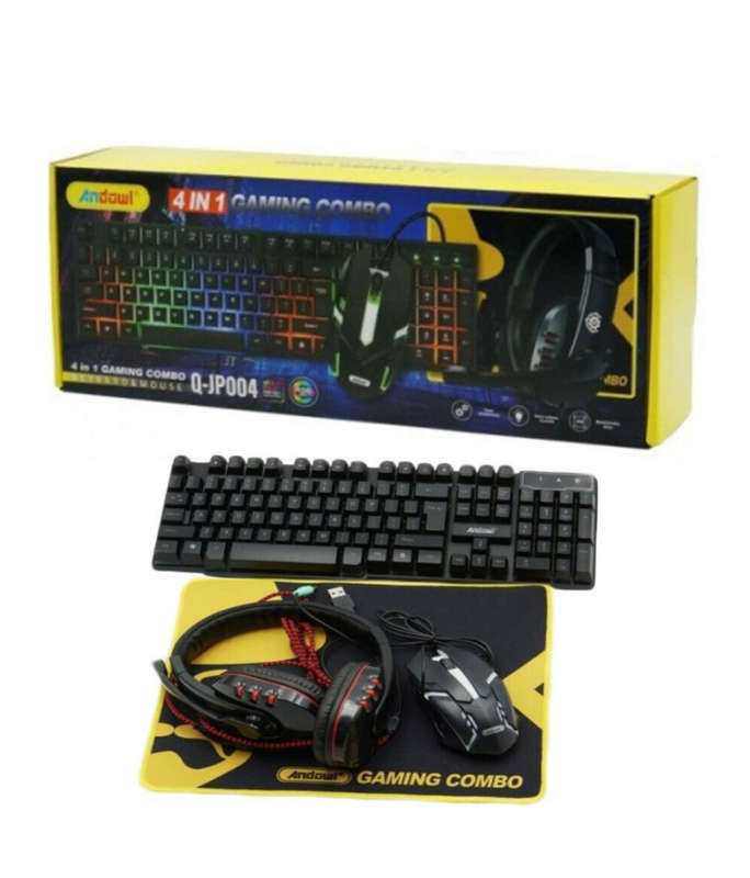 4 in 1 Keybord, Mouse, Headphones Gaming Kit