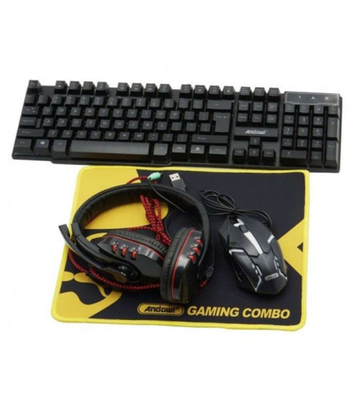 4 in 1 Keybord, Mouse, Headphones Gaming Kit