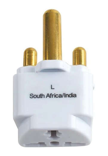 Universal travel plug adapter for international visitors to South Afican