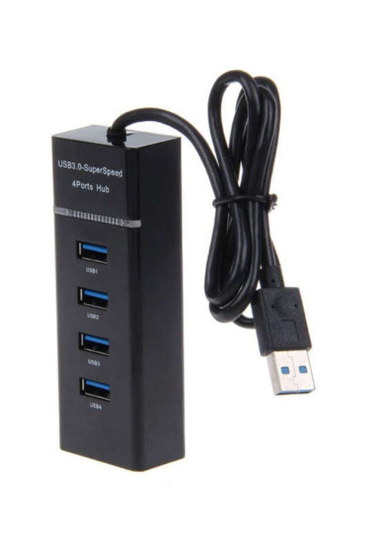 4 Port USB Hub High Speed USB 3.0: 5Gbps All Computers & Consoles