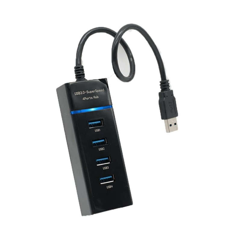 4 Port USB Hub High Speed USB 3.0: 5Gbps All Computers & Consoles