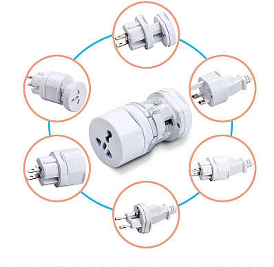 Andwol Luggage Travel Mini NT Univesal Travel Adaptor UK, USA, AUS, EURO