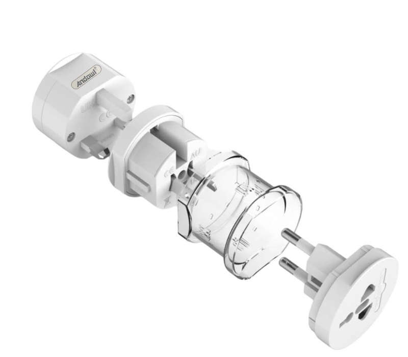 Andwol Luggage Travel Mini NT Univesal Travel Adaptor UK, USA, AUS, EURO