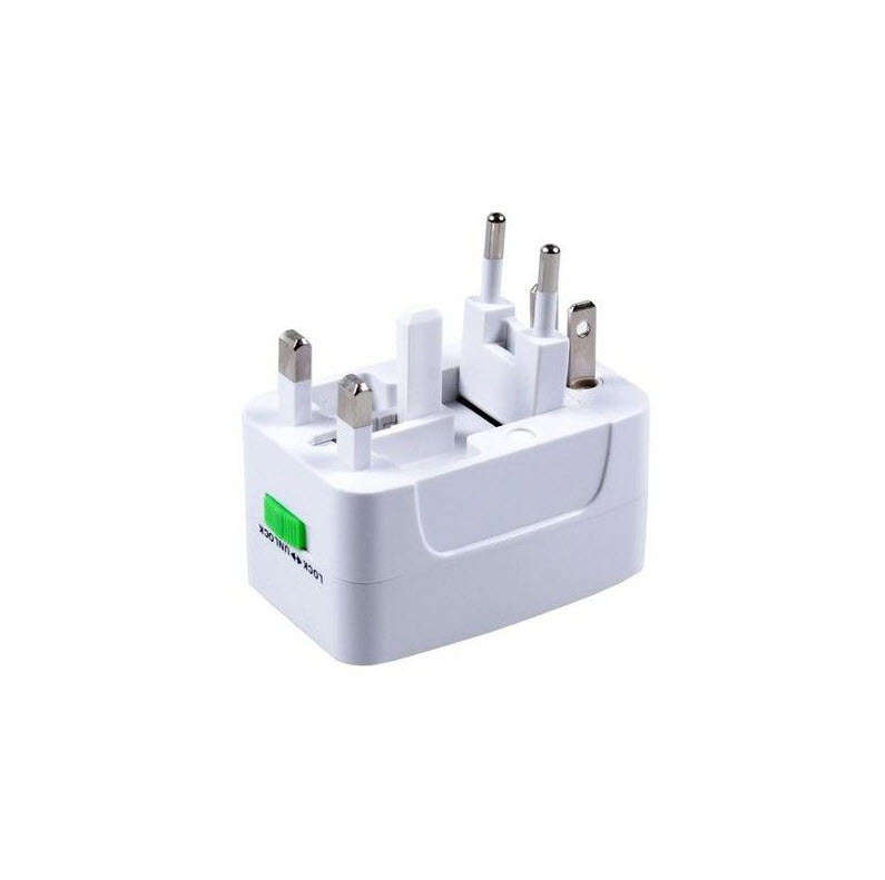 All-in-one International Travel Power Adapter Plug (Covers all sockets around the World)