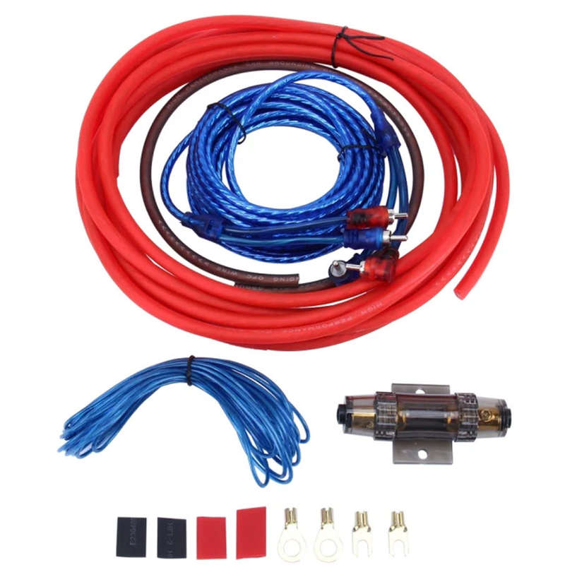 Pervoi 1500W Car Auto Amplifier Installation Kit MJ-8