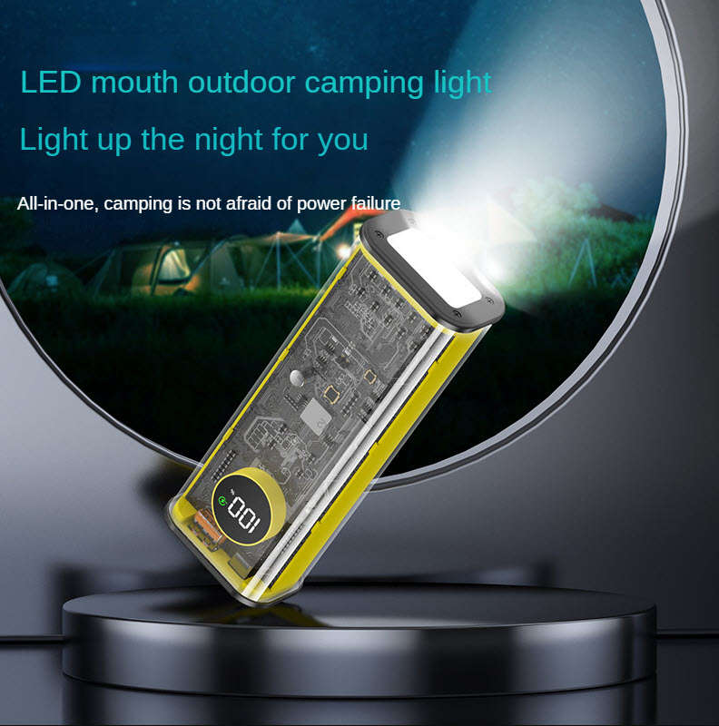 30000Mah 22.5W Super Fast Charge Power Bank With Led Light Q-Cd1008 Orange