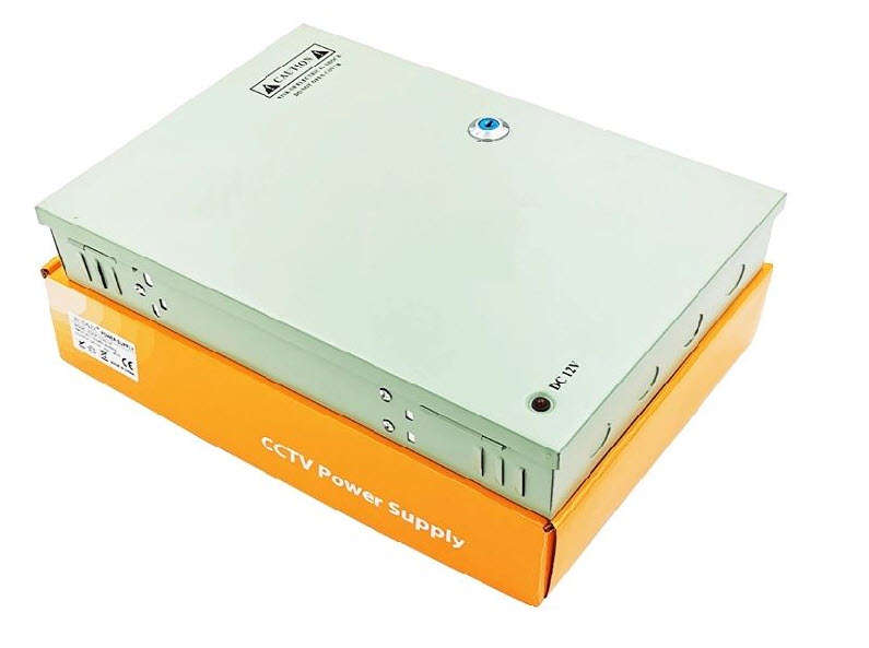 9CH Channel 12V 15A CCTV Power Supply