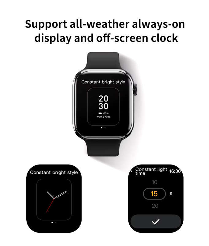 2024 LM70 Max Smart Watch Wireless Charging Bluetooth Calls Unisex Watch