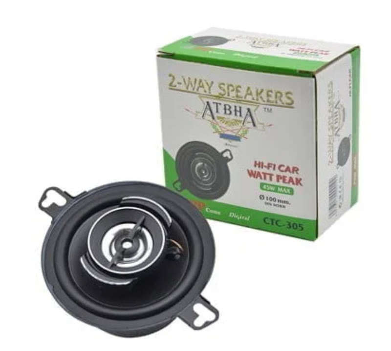 Set of 6.5 inch 2-Way 80W RMS Power Car Speakers CTC-605