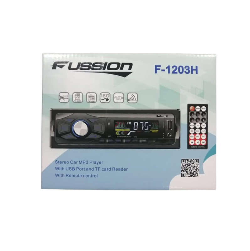 FUSSION Bluetooth Car Radio with Remote (1203B-2)