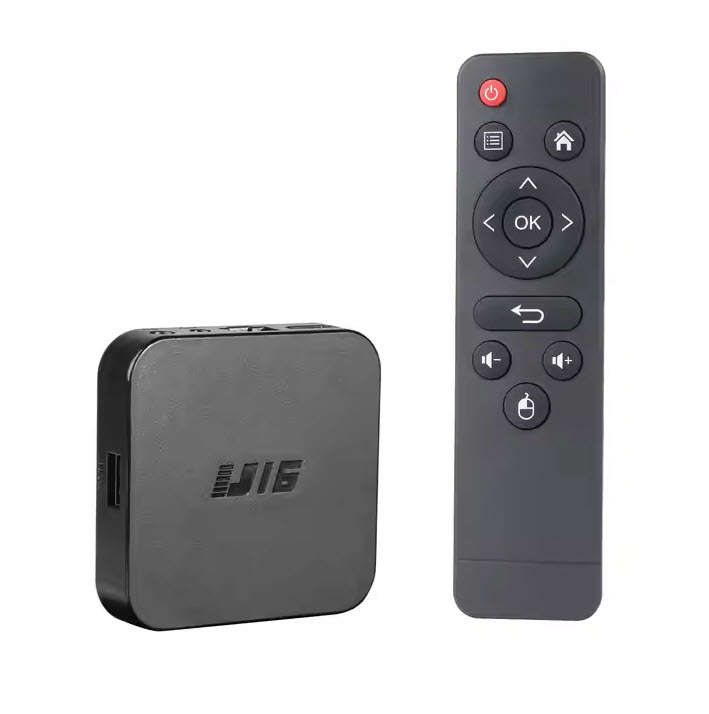 Latest Gen Android 10 OS 4K U16 Mini Tv Box  2GB Ram with 8GB Rom Quad Core Cpu 5G WiFi, BT5.2