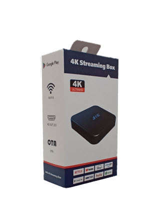Latest Gen Android 10 OS 4K U16 Mini Tv Box  2GB Ram with 8GB Rom Quad Core Cpu 5G WiFi, BT5.2