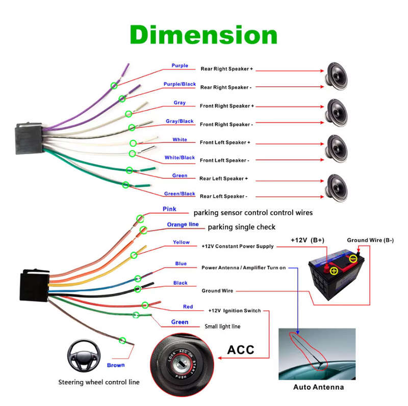 Podofo 1 Din 7" Retractable Flip Screen Car Radio Stereo with Wireless Carplay MP5 Player BT 5.1