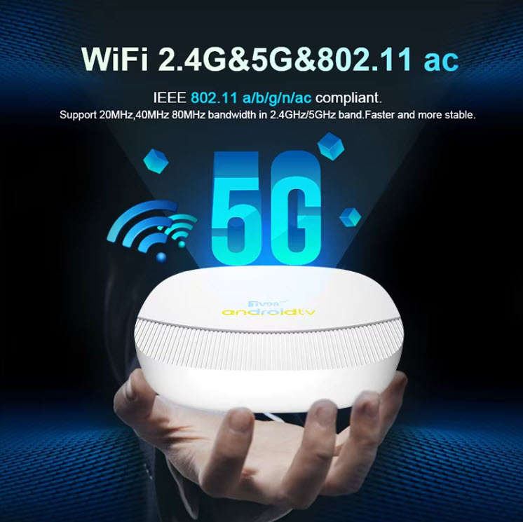 Latest Gen Android 14 8K TV98 MAX with 2GB Ram TV Box & ATV OS,  H313 Cpu Dual Band WiFi, BT5.2