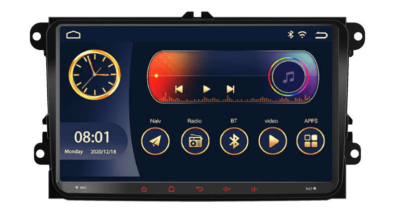 Blackspider BSVW9A Golf 5/6 Wireless Apple CarPlay Android Auto Radio FREE CAM