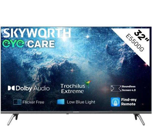 Skyworth 32 inch E5500G Series HD Smart Google TV