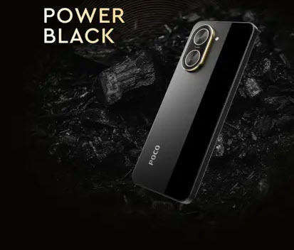 Power Black Xiaomi Poco C71 128GB Mobile Phone 120hz Screen Global Version