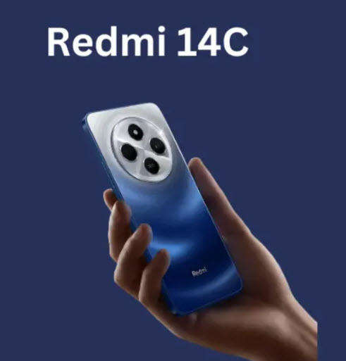 Starry Blue Xiaomi Redmi 14C 128GB 6.8 120Hz Display Mobile Phone