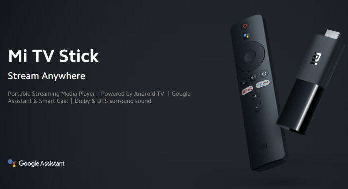 4K Xiaomi Mi TV Stick Dolby Digital Chromecast & Google Assist