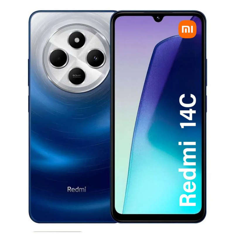 Starry Blue Xiaomi Redmi 14C 128GB 6.8 120Hz Display Mobile Phone Global Unlocked version