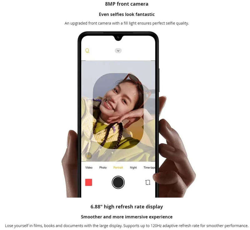 Xiaomi Redmi A5 Dual Sim 128GB - Ocean Blue 6.88 120Hz Display