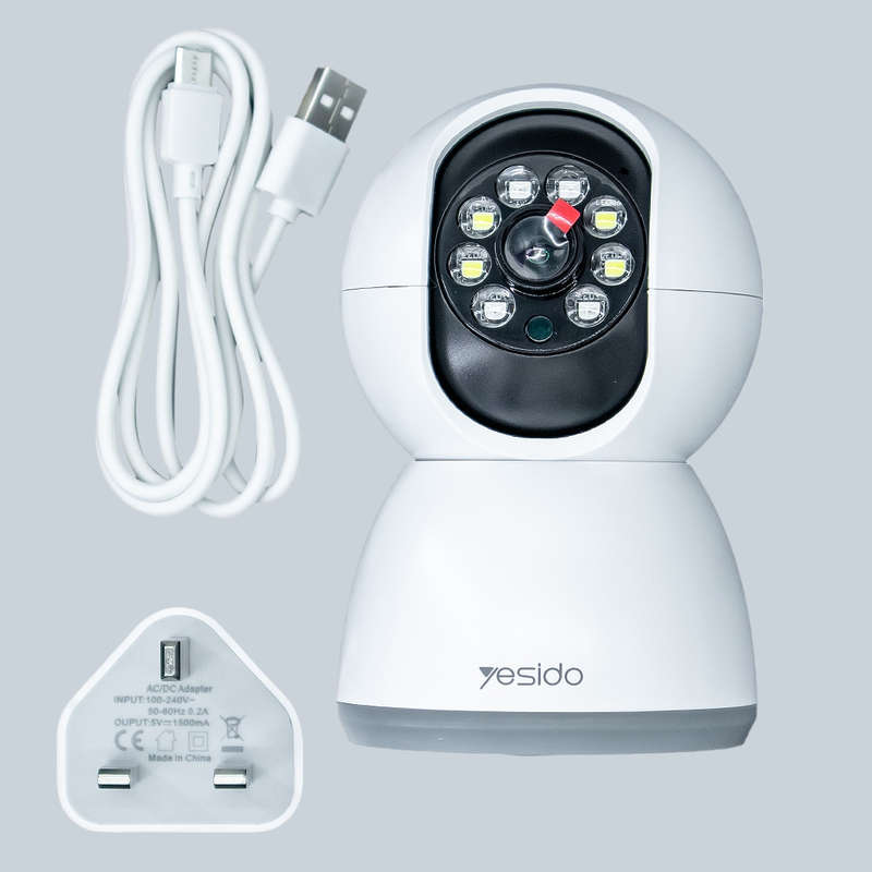YESIDO - KM11 - Smart Indoor HD Camera With Night Vision - White