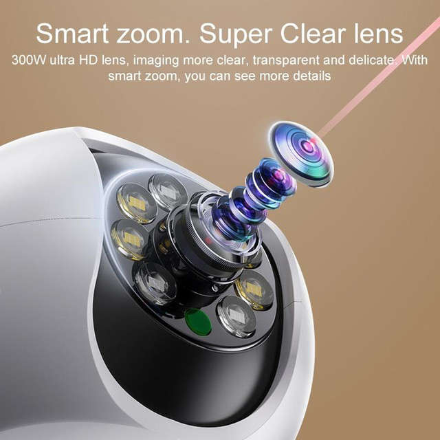 YESIDO - KM11 - Smart Indoor HD Camera With Night Vision - White