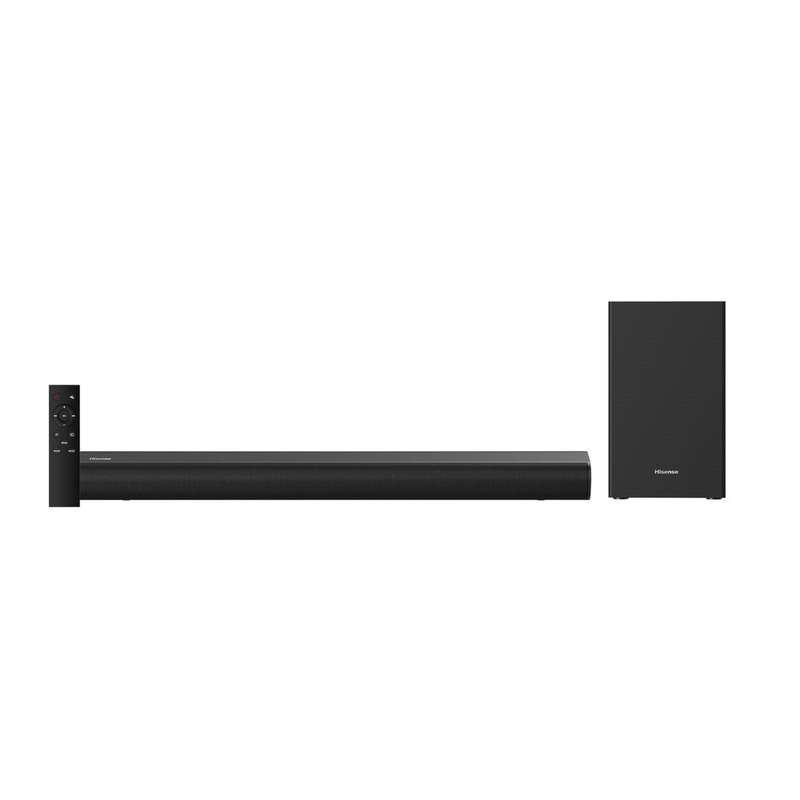 Hisense 2.1Ch 140W Bluetooth Sound Bar with Wireless Subwoofer